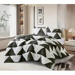 GENERICO - COBERTOR SHERPA JACQUARD CUTTING DE ALGODON CON HERMOSO DISEÑO