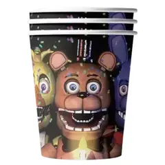 GENERICO - Set 10 Vasos Fiesta Genérica Five Night At Freddy's Para Kit cumpleaños