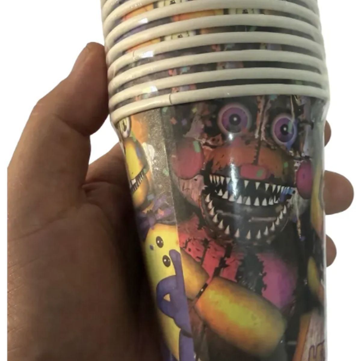 GENERICO - Set 10 Vasos Fiesta Genérica Five Night At Freddy's Para Kit cumpleaños