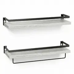 IDEEHOUSE - Repisas Flotantes Para Montaje En Pared Kit X2 Estantes