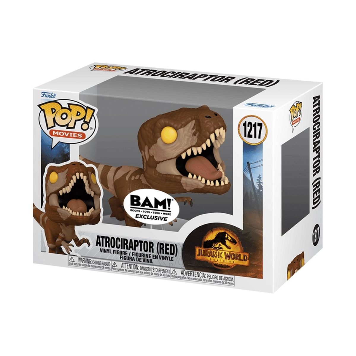 FUNKO - Funko Pop Jurassic Park – Atrociraptor 1217 + Protector