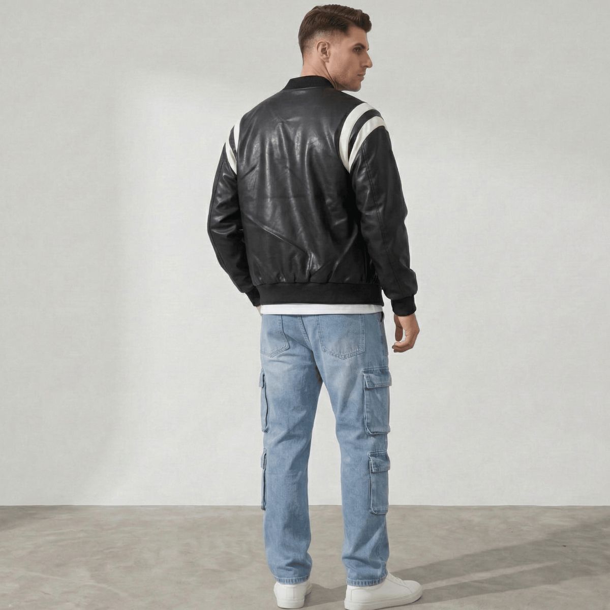 D'JOE - Chaqueta Ecocuero Soft Hombre Roof