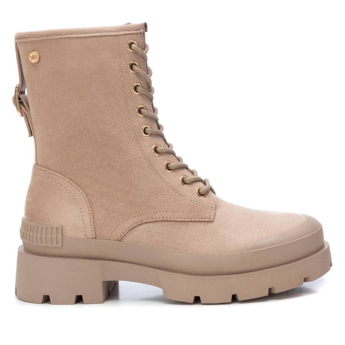 XTI - Botín Mujer Bototo Xti 142025 Gamuza Beige
