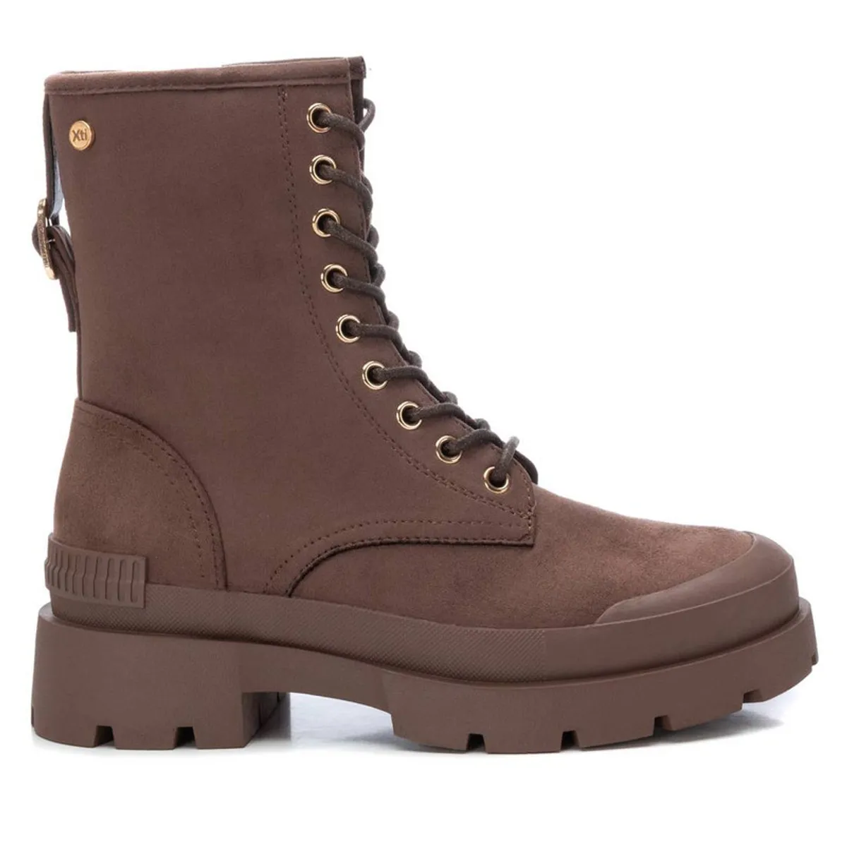XTI - Botín Mujer Bototo Xti 142025 Gamuza Taupe
