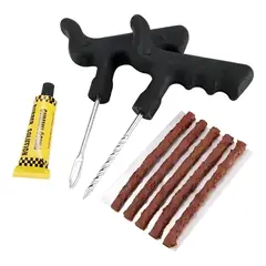 GENERICO - Kit Reparación Neumáticos Glo Auto Moto Emergencia 9 Piezas