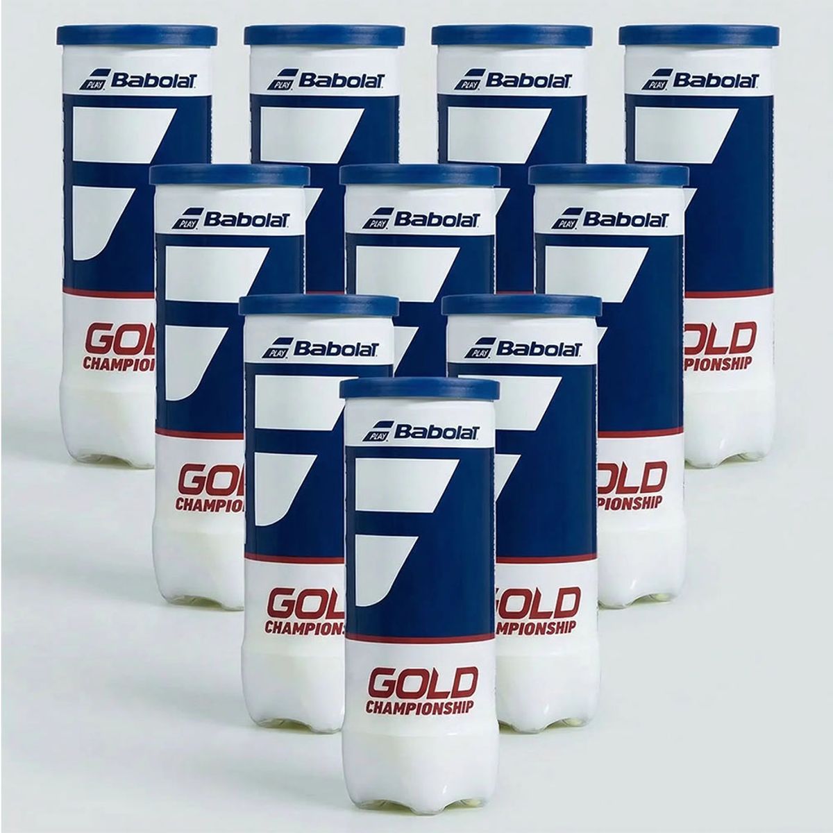 BABOLAT - ESPECIAL 10 TARROS PELOTAS TENIS BABOLAT GOLD CHAMPIONSHIP - 3 UNIDADES POR TARRO