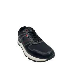 HERIEL - Zapatilla Negra Hombre Urbana