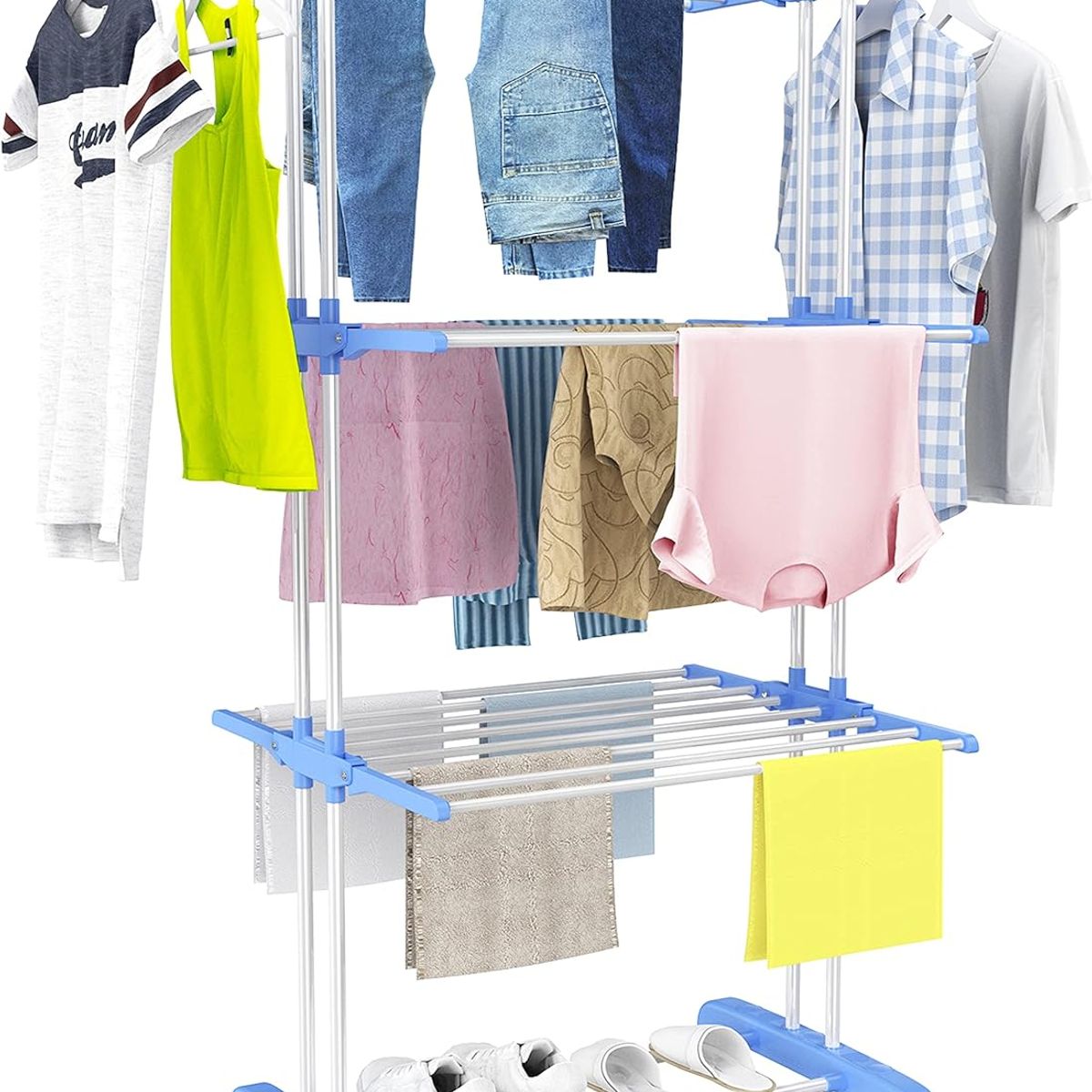 MOVI - Tendedero de Ropa Vertical Plegable Multinivel