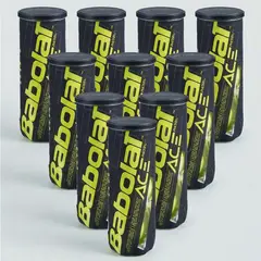 BABOLAT - ESPECIAL 10 TARROS PELOTAS PADEL ACE - 3 UNIDADES POR TARRO