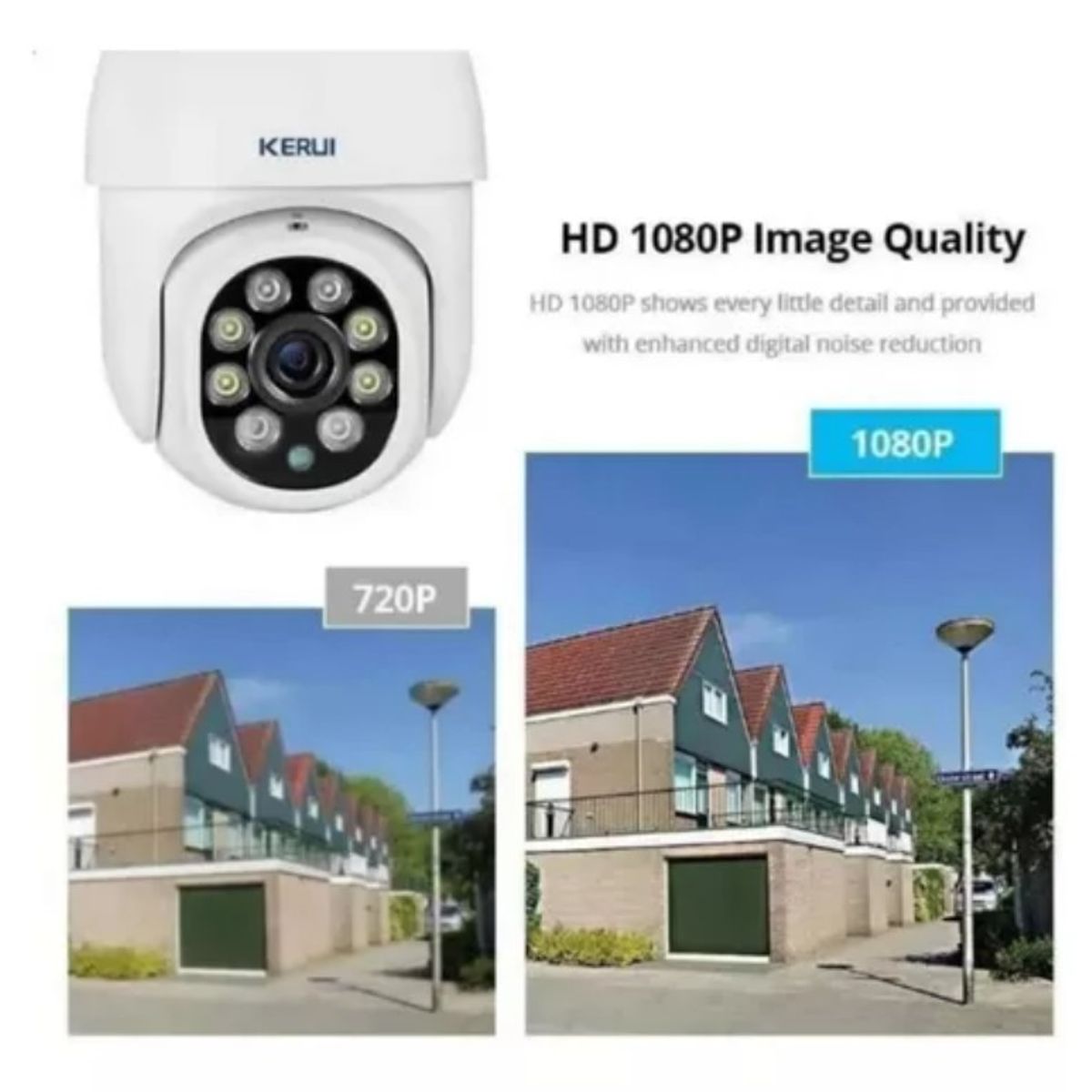 GENERICO - Camara Ip para exterior impermiable vision nocturna  1080p Motorizada