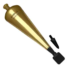 KAMASA - Plomada Dorada Para Albañil 24oz Profesional