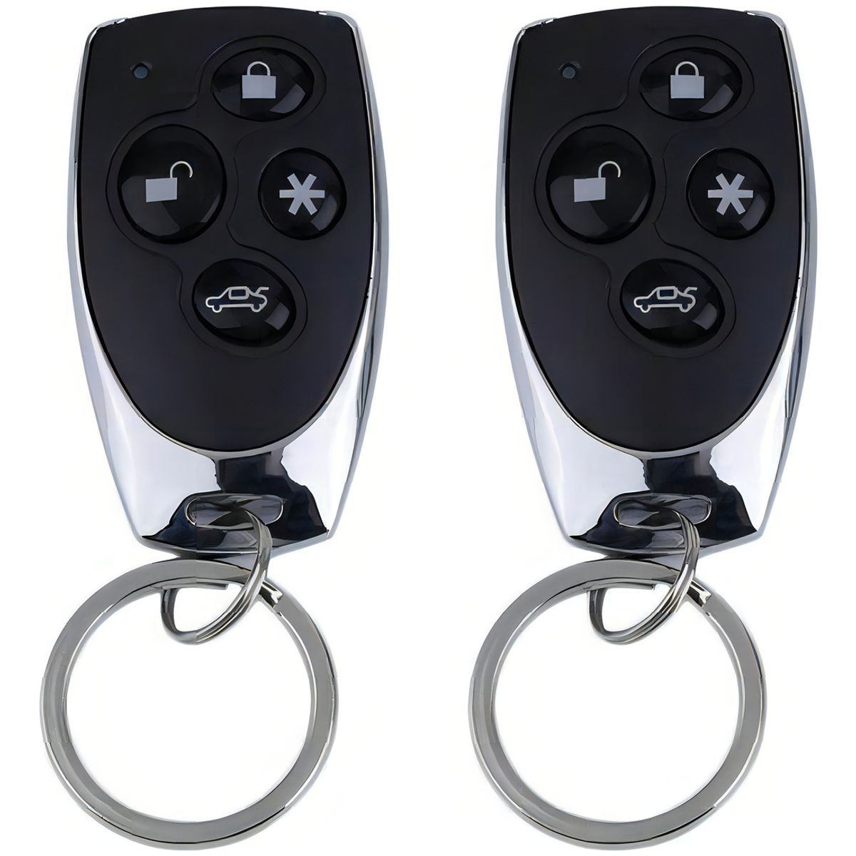 GENERICO - Alarma De Auto Sistema Robos Seguridad 2 Mandos