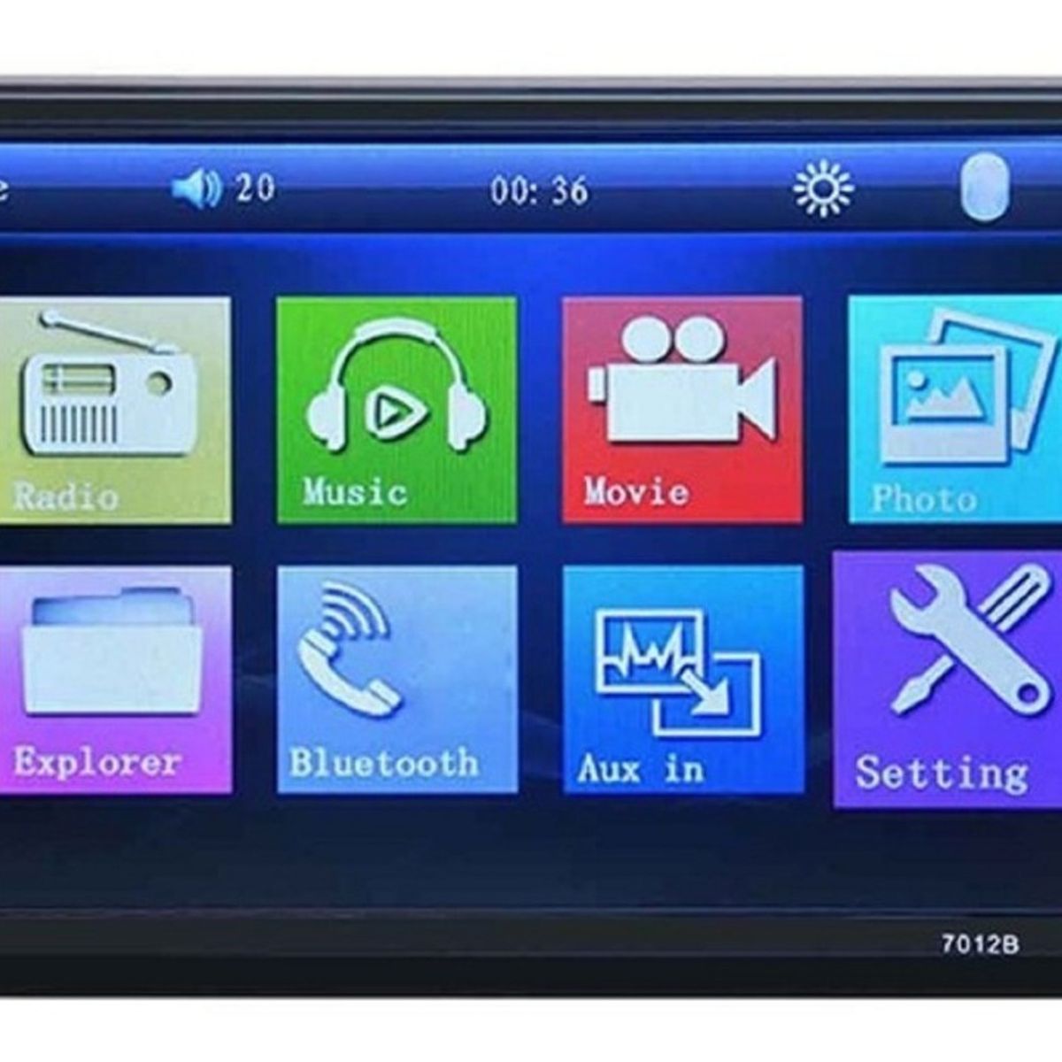 GENERICO - Radio Auto Dos Din Mirror Link Bluetooth Video Usb Pantalla Adkar