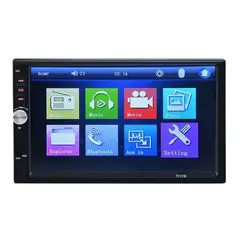GENERICO - Radio Auto Dos Din Mirror Link Bluetooth Video Usb Pantalla Adkar