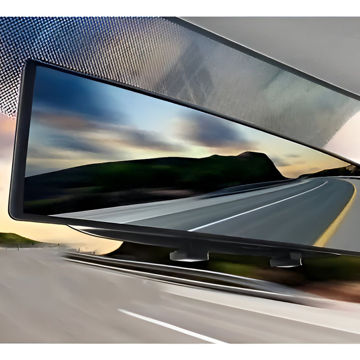 Espejo Retrovisor Panorámico 30cm Gianpa Variedades Para Auto y Camioneta, marca GENERICO - Foto Principal