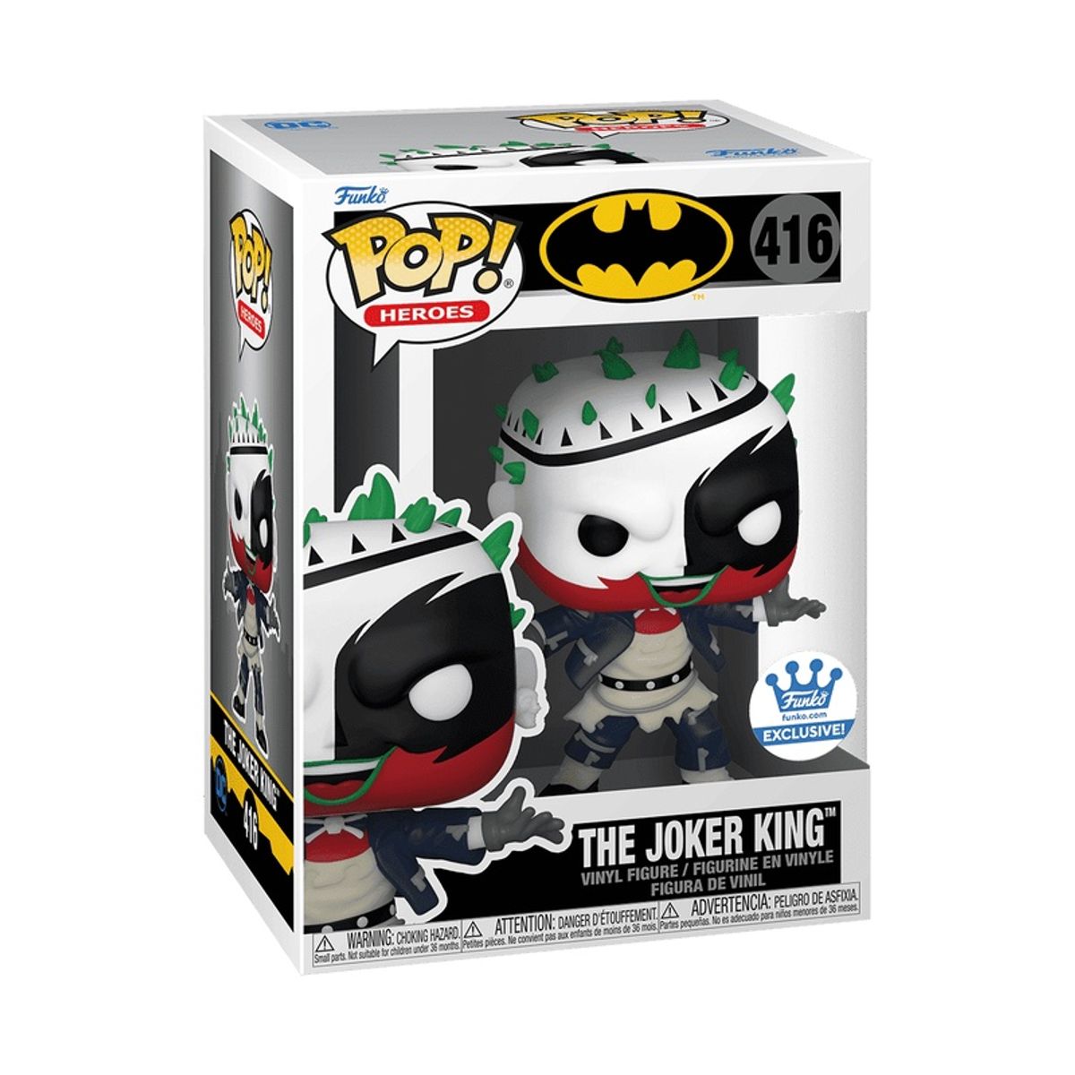 FUNKO - Funko Pop Batman – El Rey Joker 416 + Protector