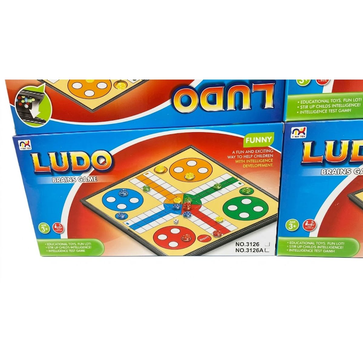 GENERICO - Juego De Mesa Ludo De Tablero Magnético