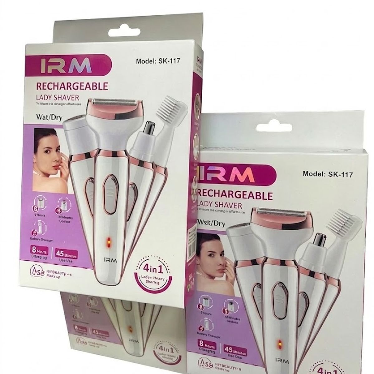 GENERICO - Depiladora Recortadora Recargable nariz Cejas Blanco