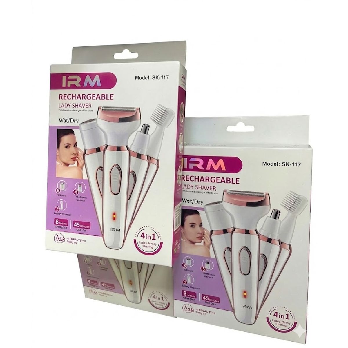 GENERICO - Depiladora Recortadora Recargable nariz Cejas Blanco