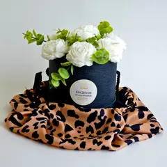 GENERICO - Bouquet Aromático Sueño de Peonías Negro Decoración Elegante Zen Aromas