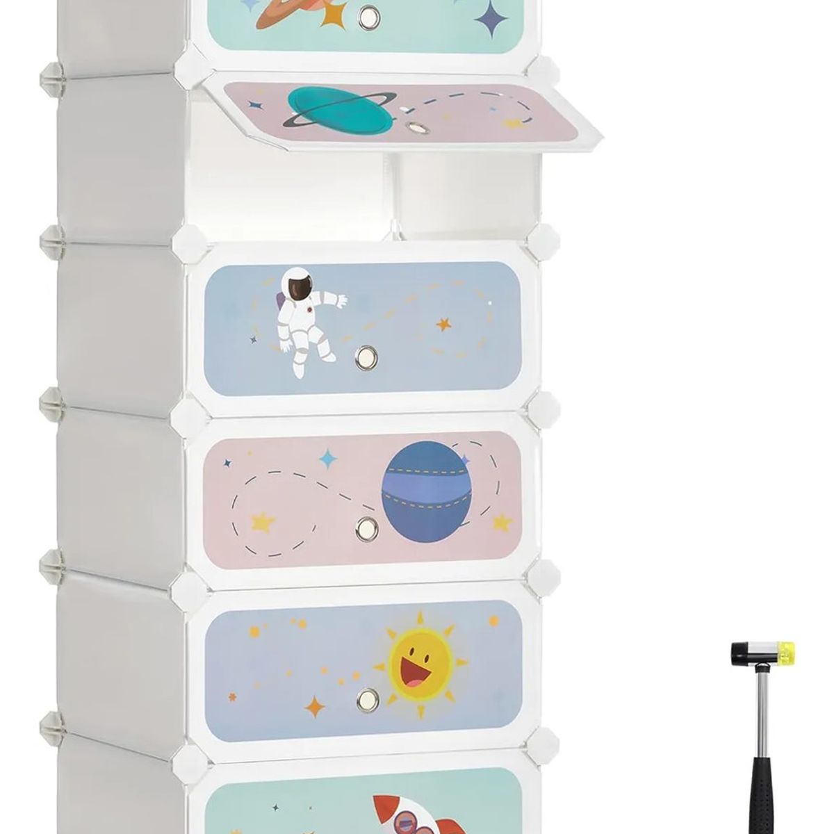 EVERSO - Cajas Organizadoras Modular De 6 Niveles Para Ropa Zapatero