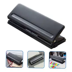 EVERSO - Anilladora Perforadora 6agujeros Orificios Ajustable Escuela