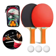 EVERSO - Set Ping Pong Sensei Completo 2 Paletas + 3pelotas