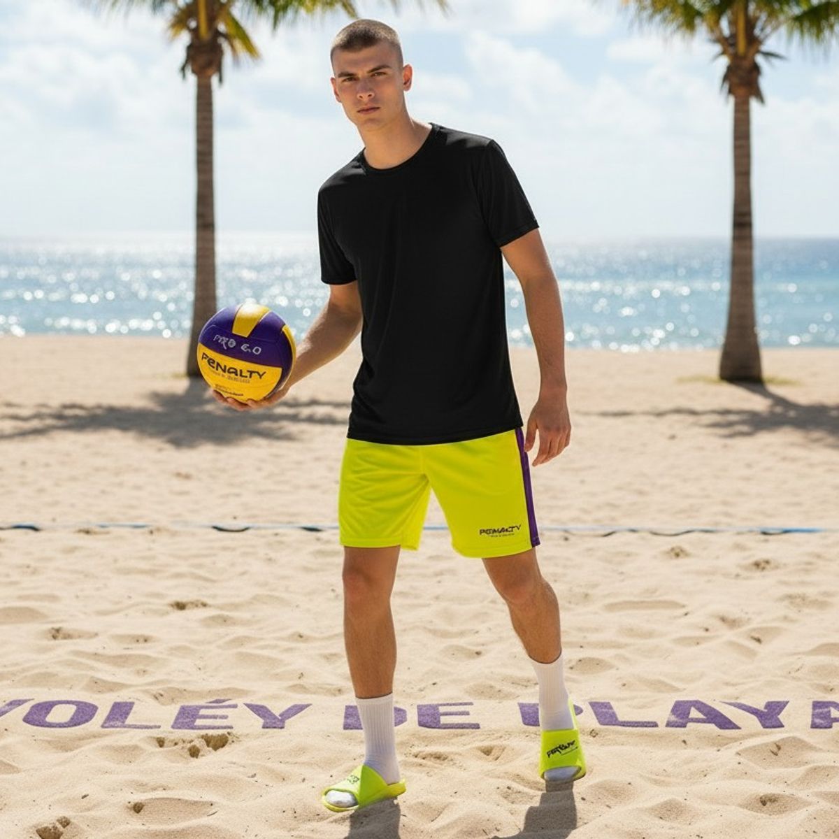 PENALTY - BALON DE VOLEIBOL PENALTY 6.0 PRO IX AMARILLO