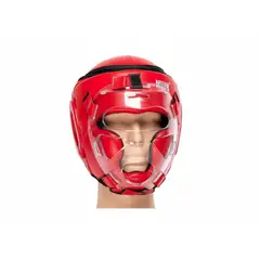 MUUK - CABEZAL DE ARTES MARCIALES CON MICA ROJO S