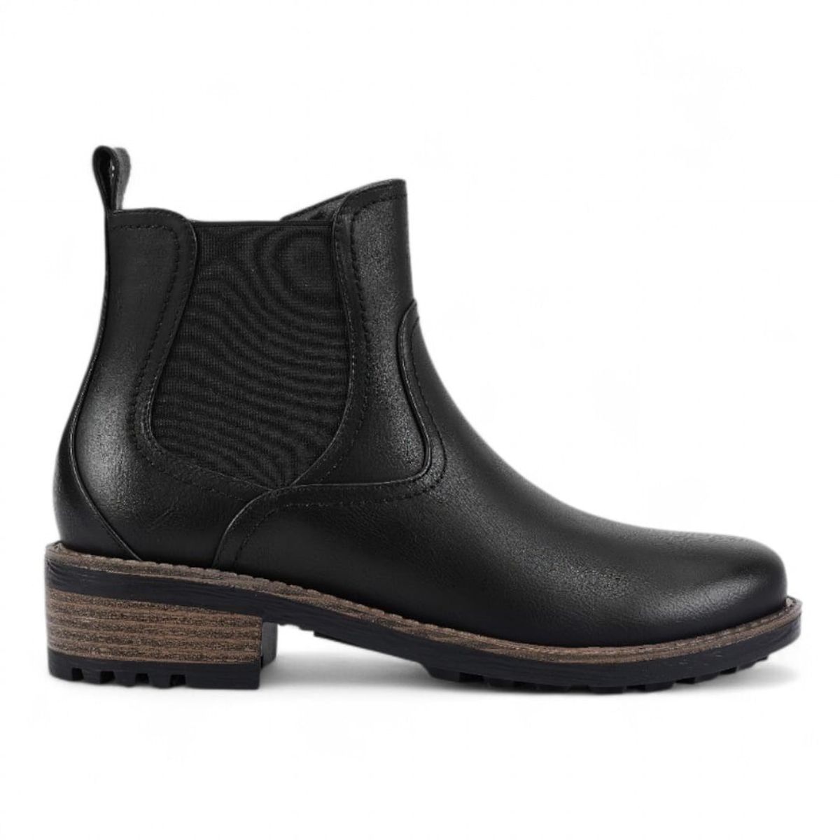 VIA UNO - Botin Mujer Via Uno WestWinter Snowy Negro