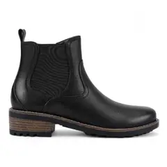 VIA UNO - Botin Mujer WestWinter Snowy Negro