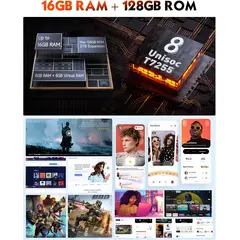 ULEFONE - RugKing Celular 16GB+256GB Android 15 Smartphone