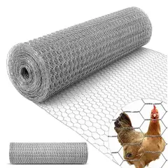 ATURE - Malla Hexagonal 1x50m Para Decoración, Cerramiento Y Jardín Negro