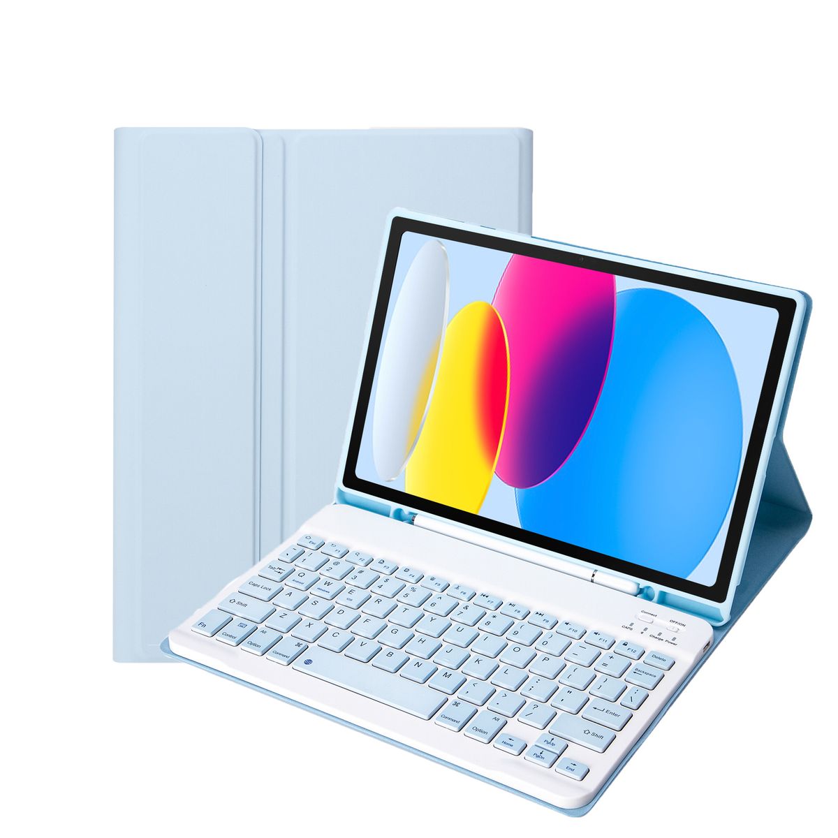 GENERICO - Funda con Teclado Ipad Mini 7 Español Ñ