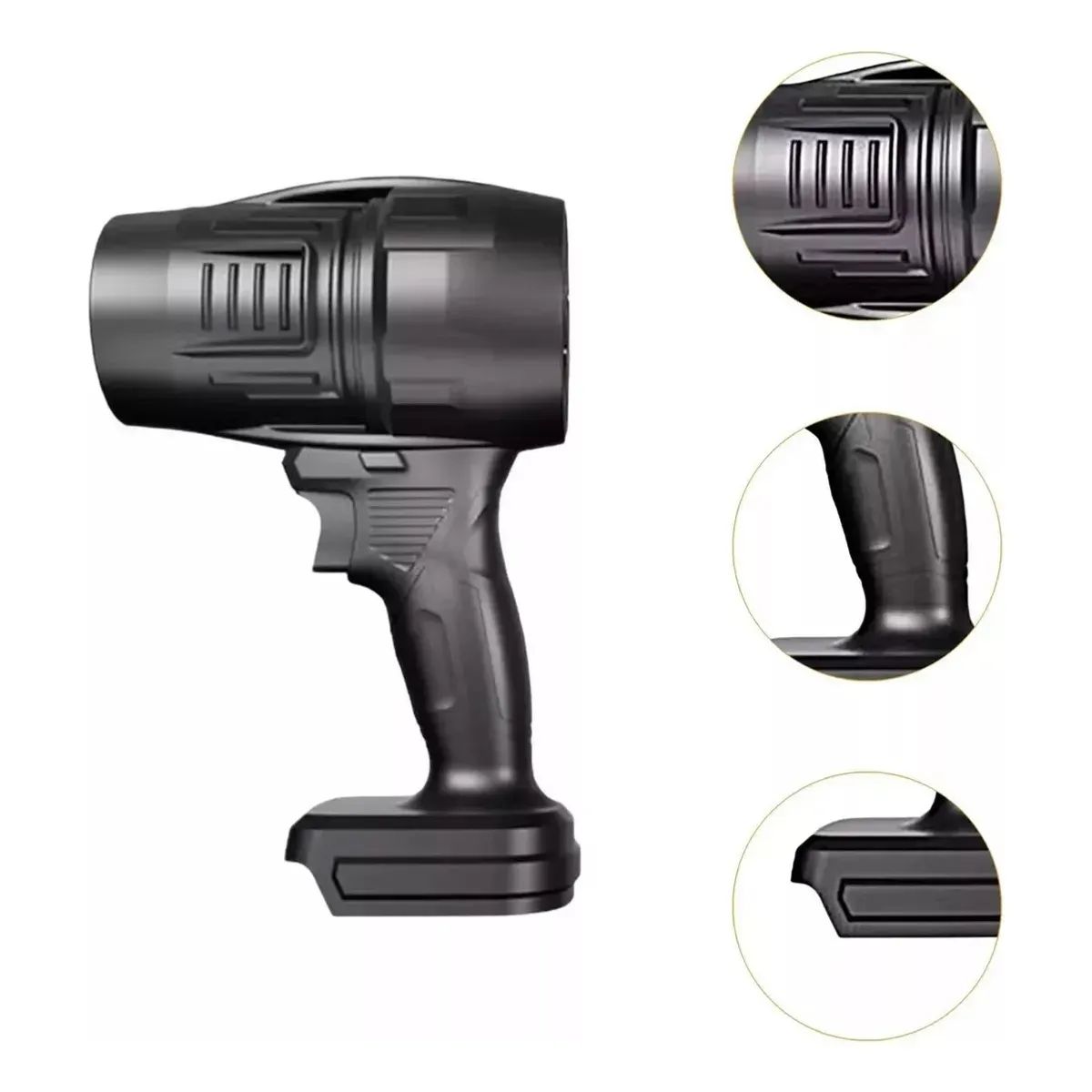 NO LOGO - Soplador Profesional De Polvo Turbina Inalámbrico 1050w 68vf Negro