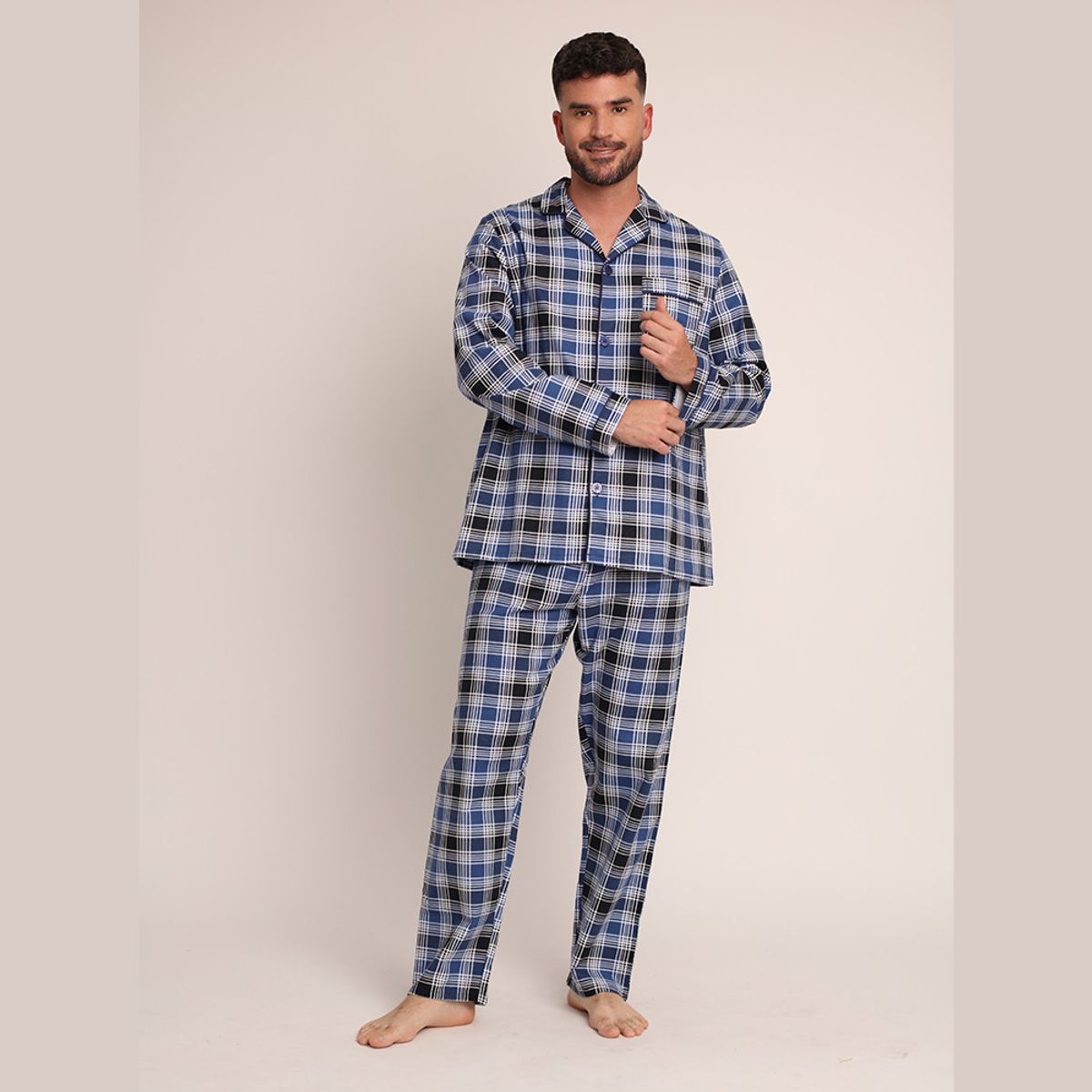 MONA - Pijama Abotonado Escoses