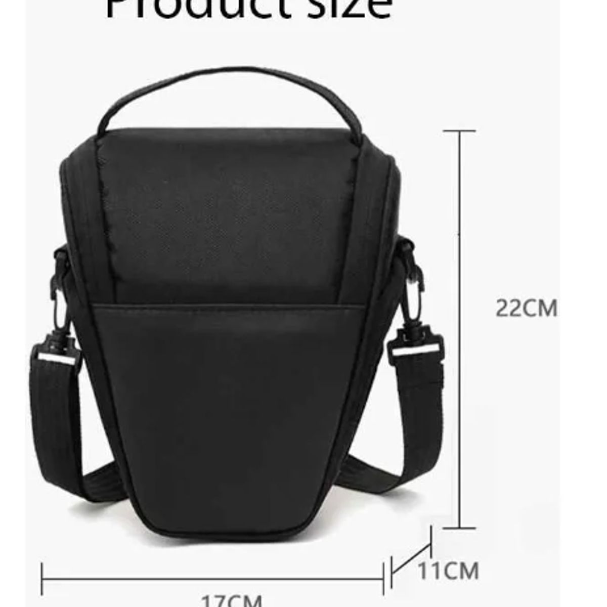 GENERICO - Bolso Camara Reflex Compatible Canon Nikon Etc Impermeable Negro
