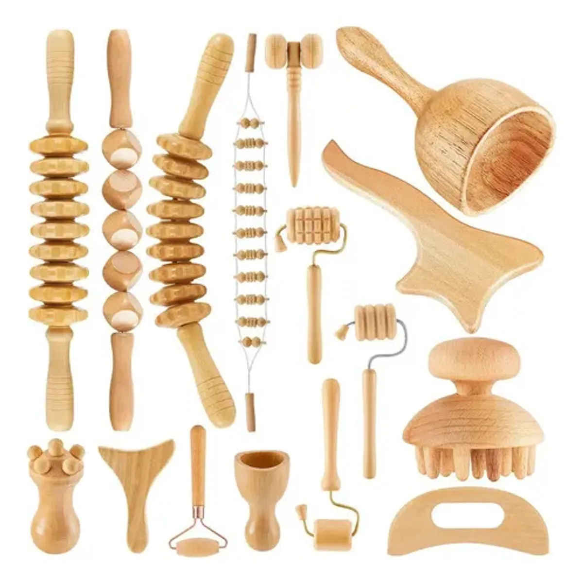 U BUY - 16pcs Maderoterapia Reafirmar Corporal Avanzada Wood