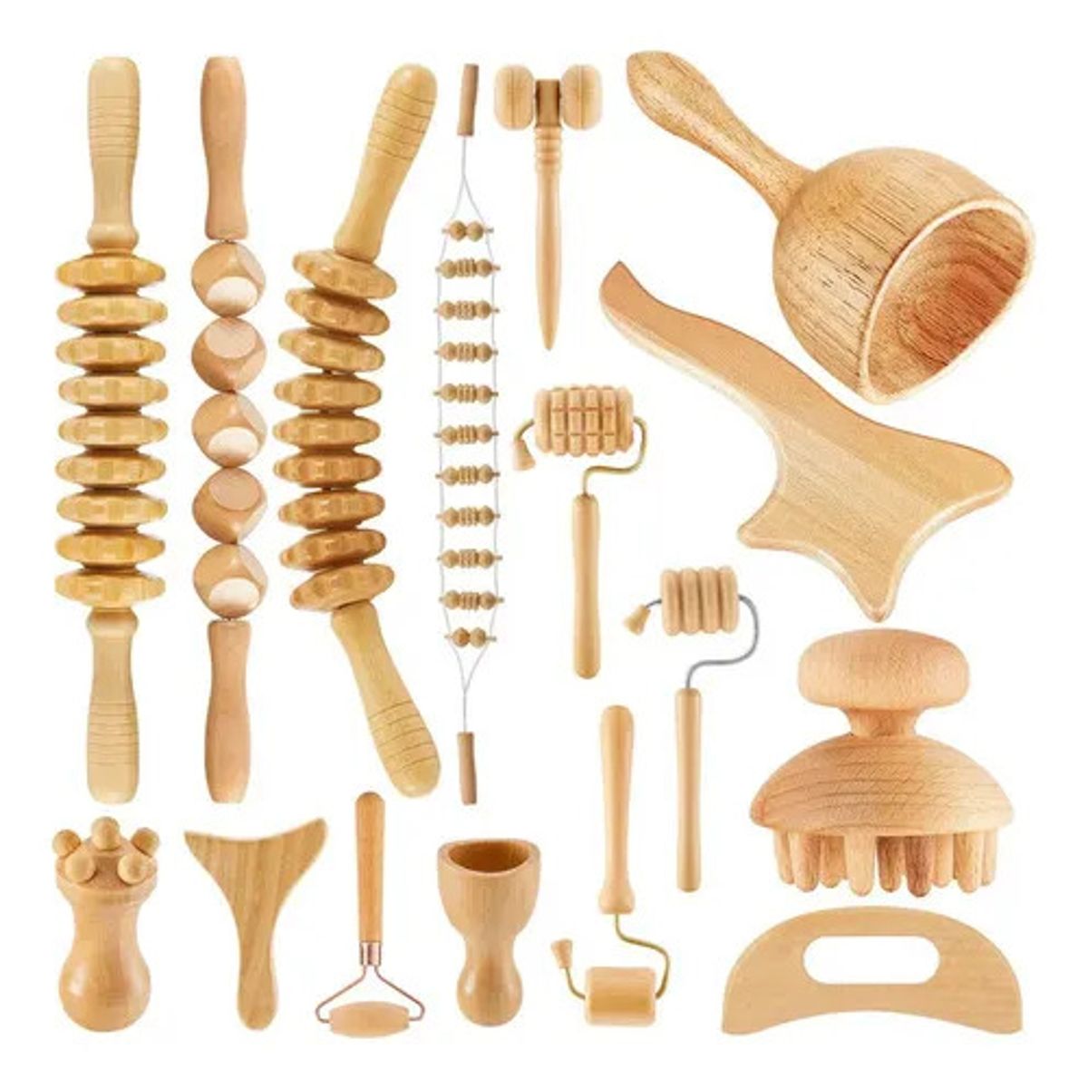 U BUY - 16pcs Maderoterapia Reafirmar Corporal Avanzada Wood