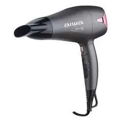 AIWA - Secador De Pelo Cabello 1800w 2n 2v Gris Aw-thd1839 Negro