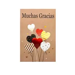 GENERICO - Tarjeta Corazones 11x17cm