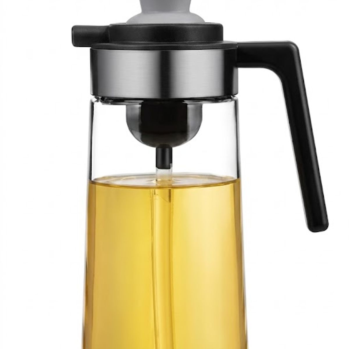 GENERICO - Aceitero De Vidrio 550ml Antigoteo Con Brocha De Silicona