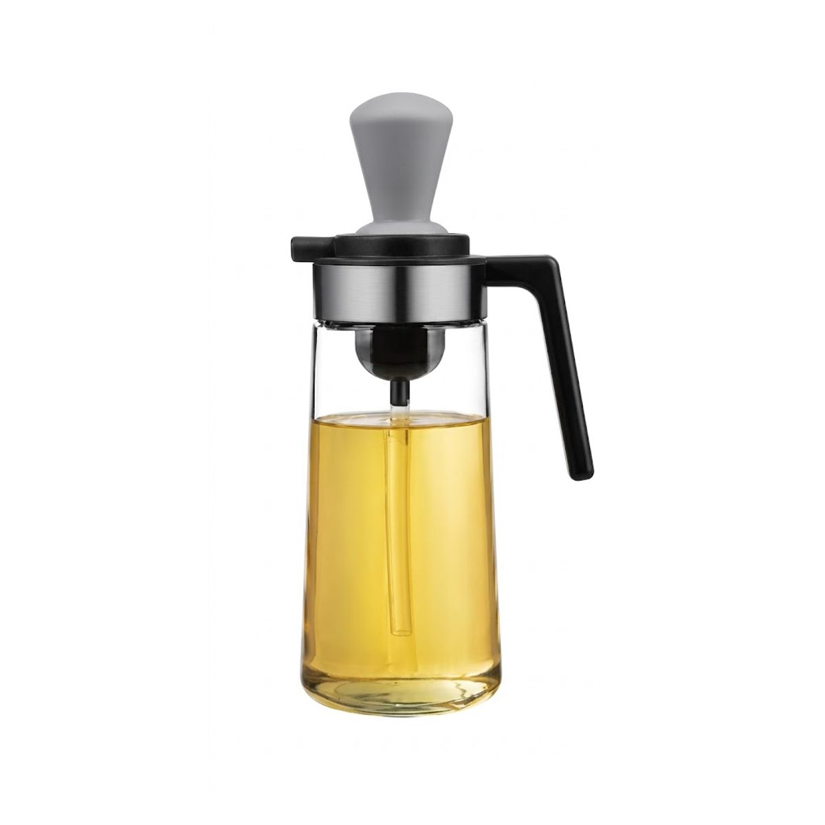 GENERICO - Aceitero De Vidrio 550ml Antigoteo Con Brocha De Silicona