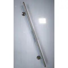 GENERICO - Pasamanos Acero Inoxidable para Escaleras Baranda de Seguridad con Soportes 1.5M