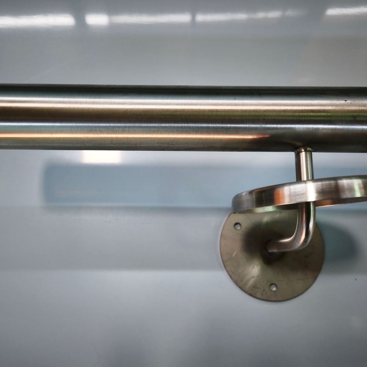 Pasamanos Acero Inoxidable para Escaleras  Baranda de Seguridad con Soportes 1.5M, marca GENERICO - Foto 2