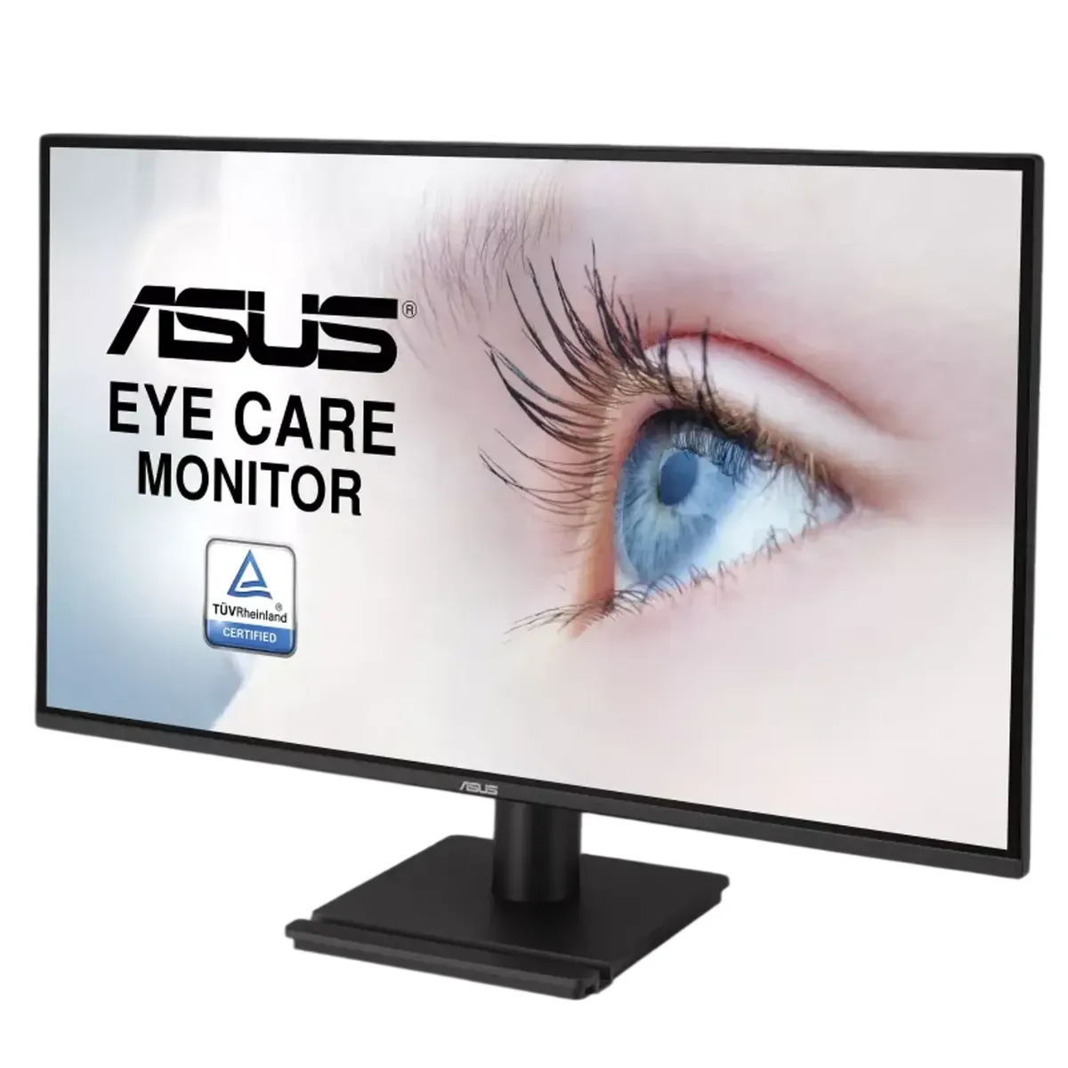ASUS - ASUS VA27AQ Monitor 27” QHD IPS 75Hz 1ms, HDMI, DisplayPort, VGA, sRGB, HDR10, Adaptive-Sync, Eye Care, Altavoces, VESA, Negro