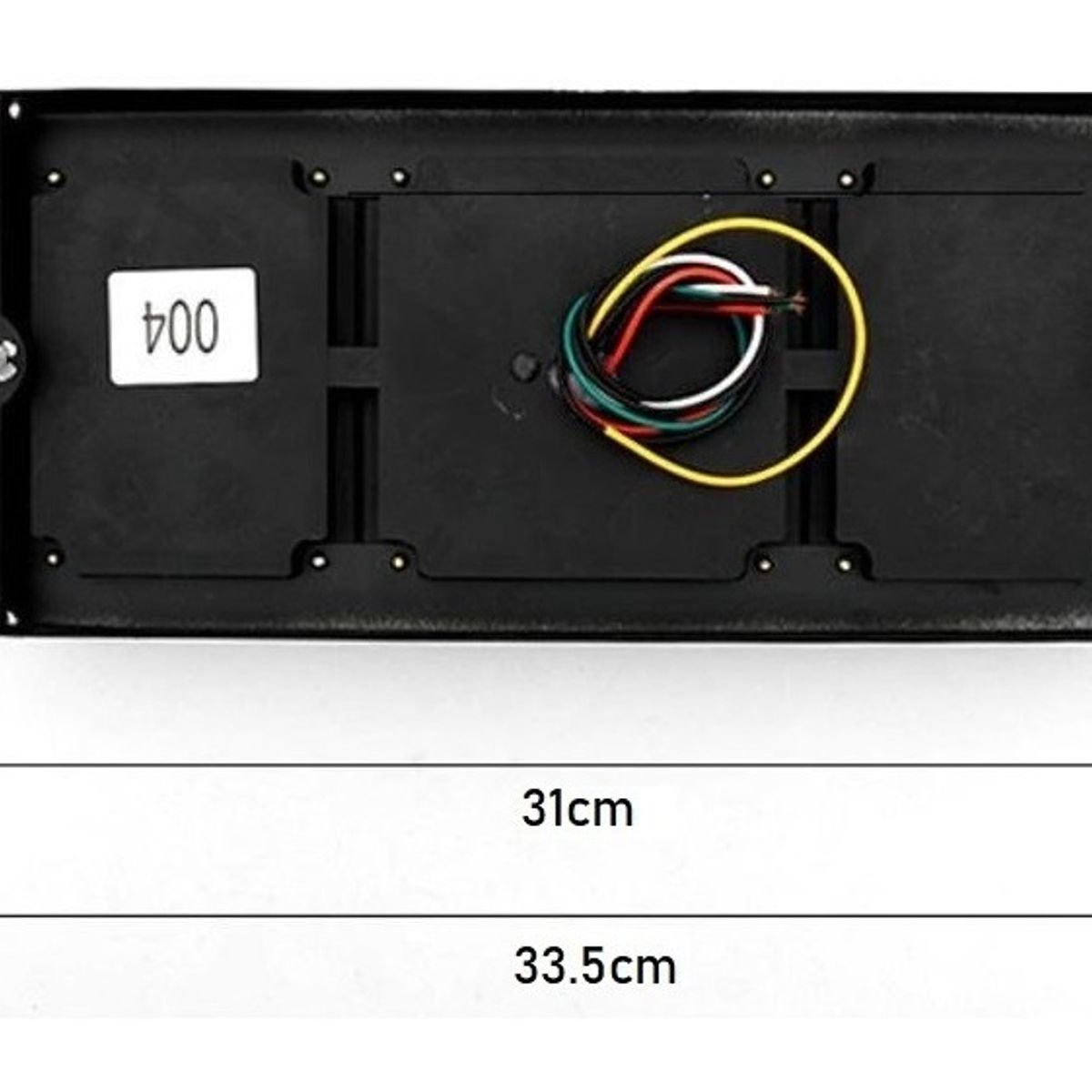GENERICO - Kit Foco Led Trasero 24v Camion Tricimoto Remolque Arrastre