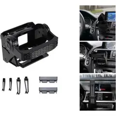 GENERICO - Portavasos De Auto Consola Bebidas Rejilla Aire Organizador Negro - 213193