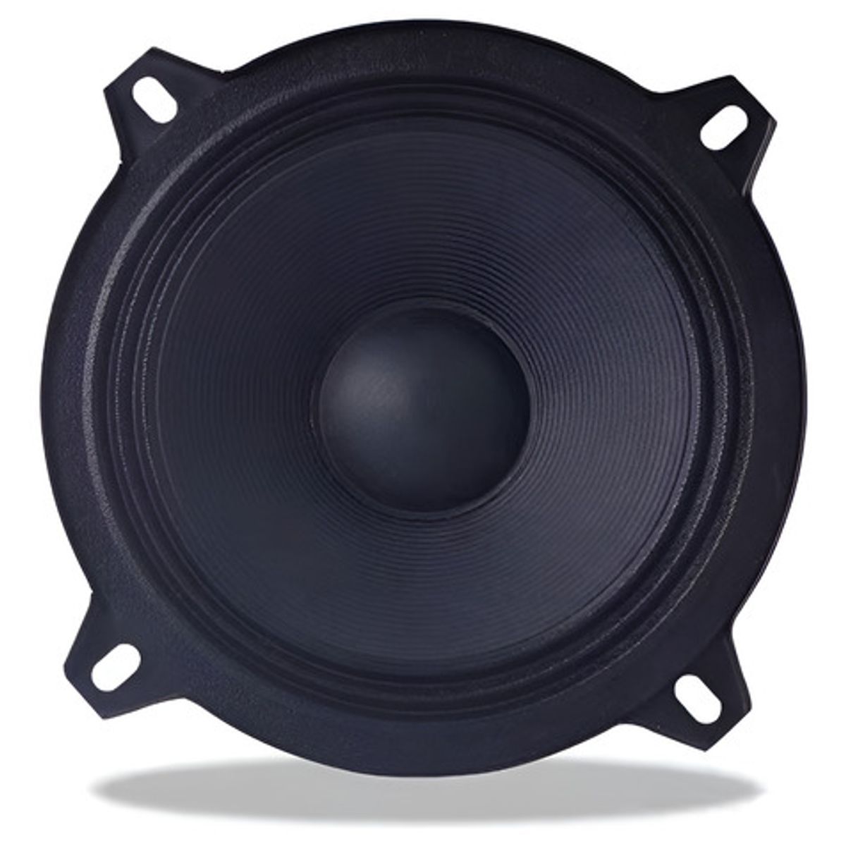 GENERICO - X2 Parlante Auto 13cm Redondo 80w Coaxial 2 Vías Hifi 213129 Negro-213129 C49