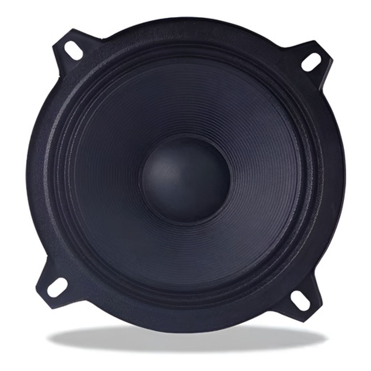 GENERICO - X2 Parlante Auto 13cm Redondo 80w Coaxial 2 Vías Hifi 213129 Negro-213129 C49